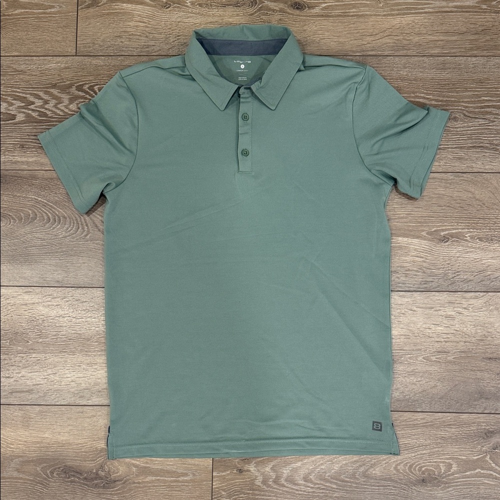 Layer8 Men's Green Polo Shirt